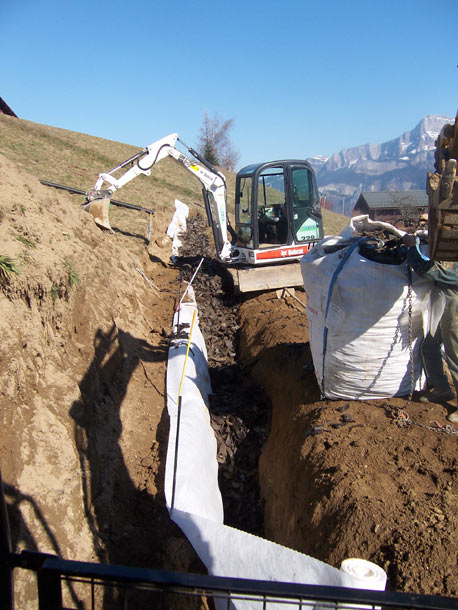 2 BTP Terrassement draiange en Haute-Savoie